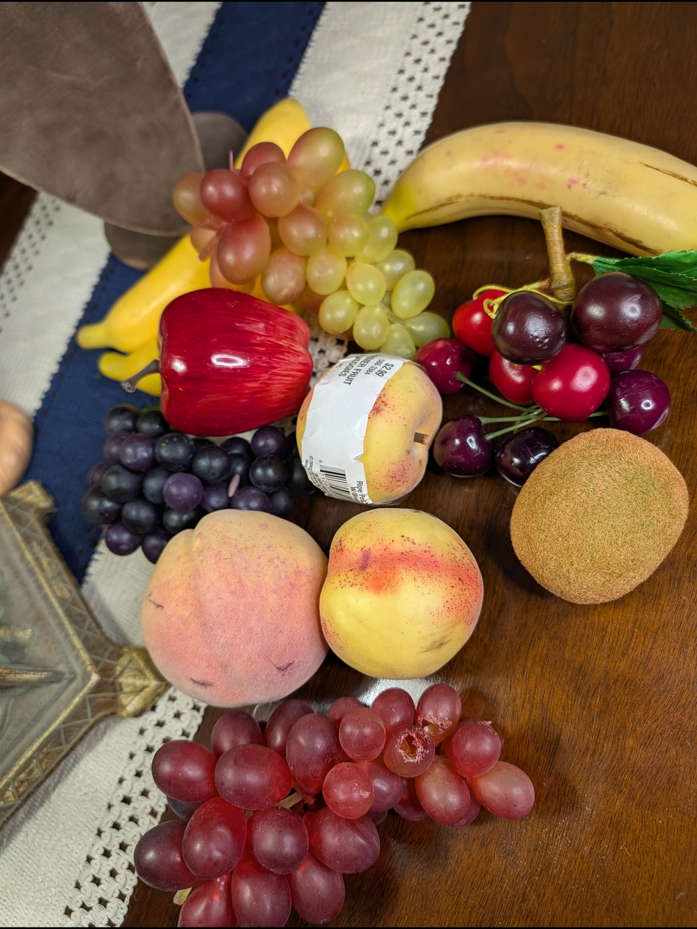 Lot Of Decorative Artificial Faux Fruit Assortment Realistic Plastic